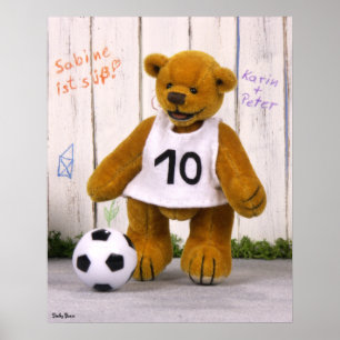 Affiches Joueur de soccer Dinky Bears