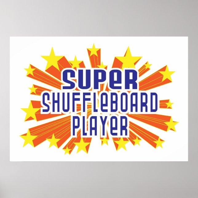 Affiches Joueur Super Shuffleboard (Devant)
