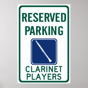 Affiches Joueurs Clarinet Parking