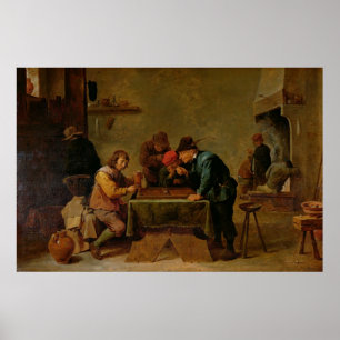 Affiches Joueurs de backgammon, c.1640-45