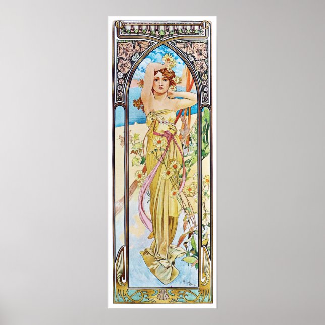 Affiches Jour, Alphonse Mucha (Devant)