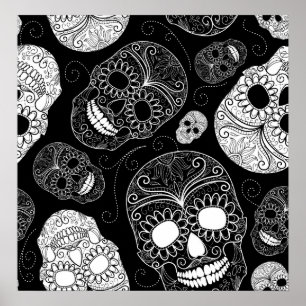 Affiches Jour de la mosaïque morte Art noir & blanc