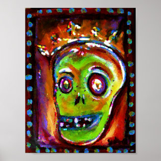 Affiches Jour des morts en rouge