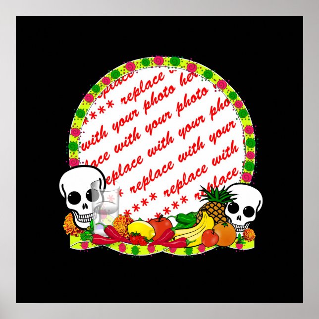 Affiches Jour du cadre photo mort (Devant)