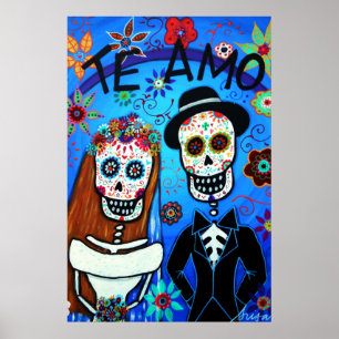 Affiches Jour du couple Mariage Dead Te Amo