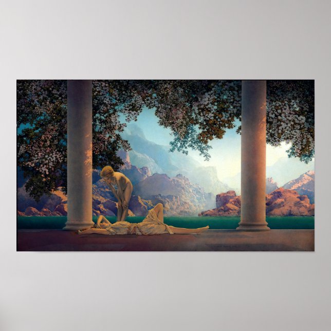 Affiches Journée par Maxfield Parrish en 1922 (Devant)