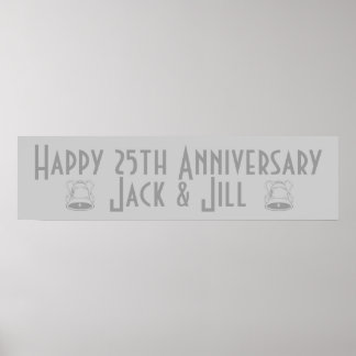 Affiches Joyeux 25e anniversaire