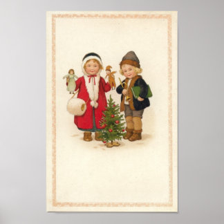 Affiches Joyeux enfants de Noël