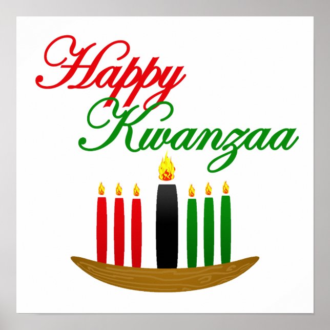 Affiches Joyeux Kwanzaa (Devant)