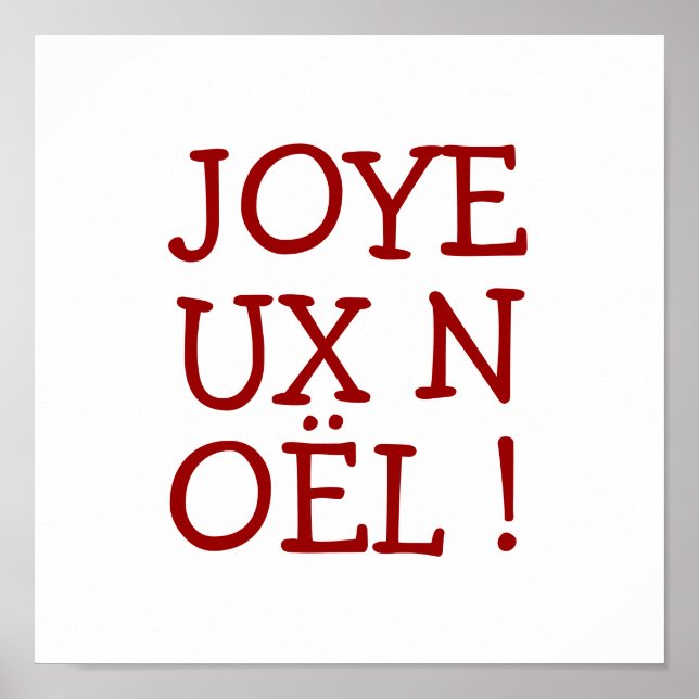 AFFICHES JOYEUX NOËL ! (Devant)
