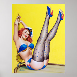 Affiches Joyeux Sailor Pin Up