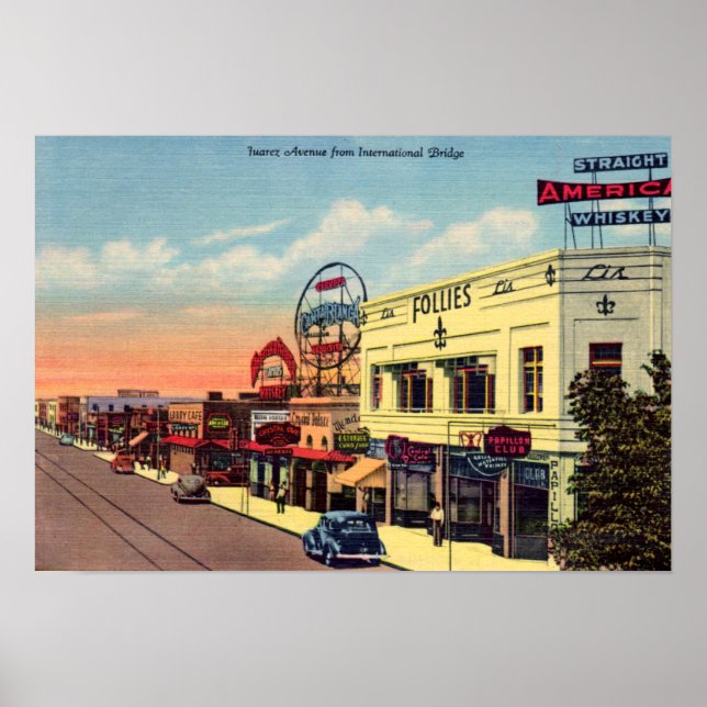 Affiches Juarez, Mexique (Devant)