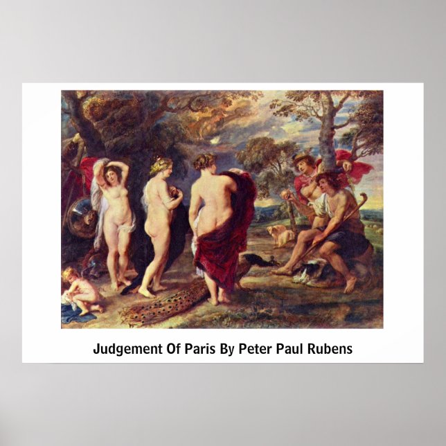 Affiches Judgement Of Paris By Peter Paul Rubens (Devant)
