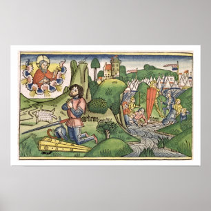 Affiches Judges 6 36 Gideon puts out the fleece, from the '