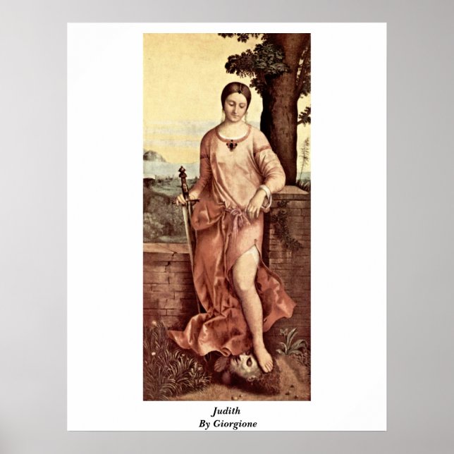 Affiches Judith Par Giorgione (Devant)