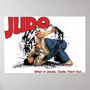 Affiches Judo Choke Out