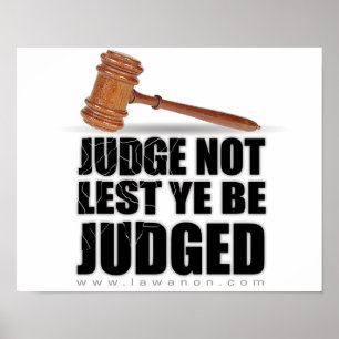 Affiches "Jugez pas de peur que le YE soit" copie jugée