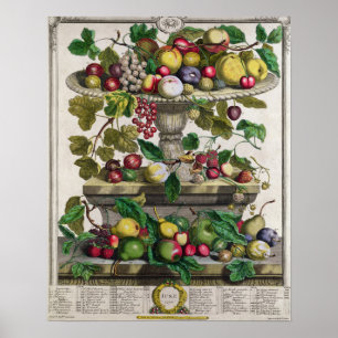 Affiches Juin, "Douze mois de fruits"