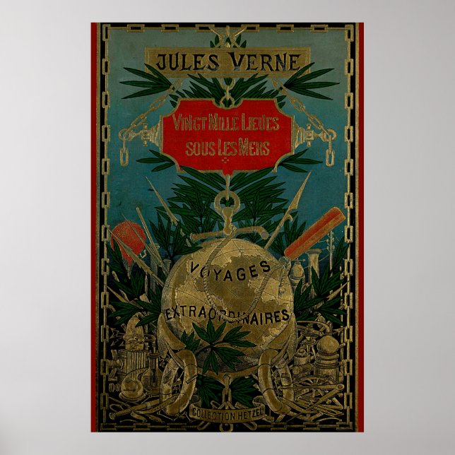 Affiches Jules Verne Extraordinary Voyages (Devant)