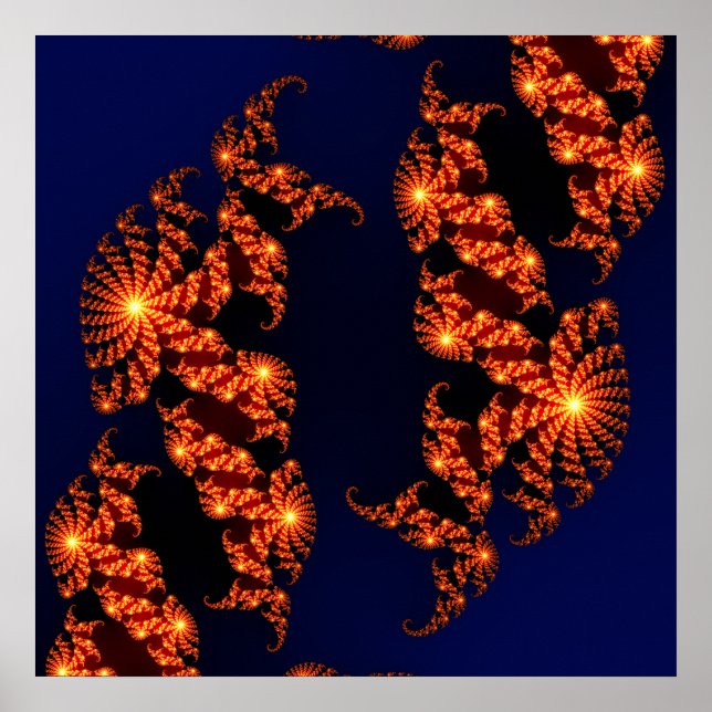 Affiches Julia Fractal Zoom (Devant)