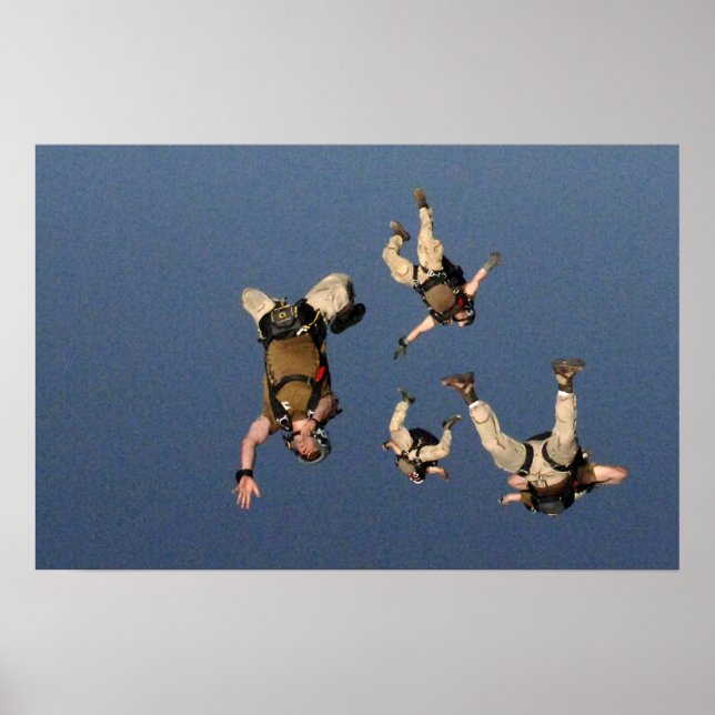 Affiches Jumpers aéroportés (Devant)