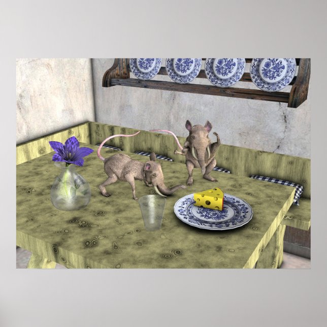 Affiches Jus de souris d'éléphant (Devant)