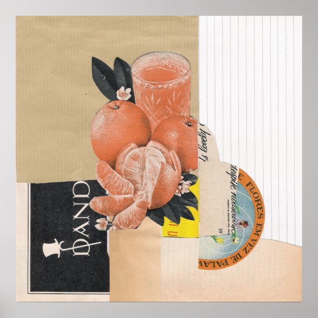 Affiches Jus d'orange (Devant)