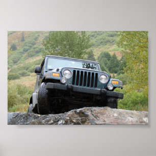 Affiches Just Me and My Jeep - Par Logan Guinn