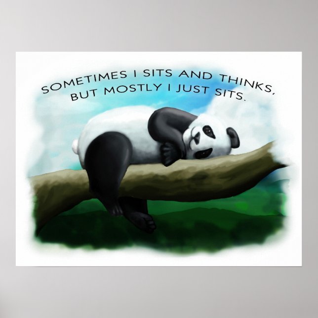 Affiches Juste Assis (Devant)