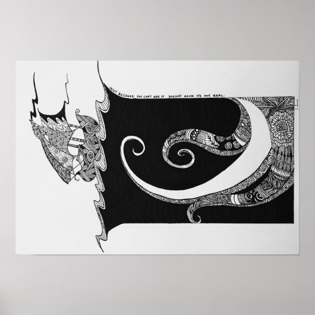 Affiches Juste parce que vous ne pouvez pas le voir... (Devant)