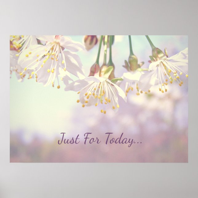 Affiches Juste pour aujourd'hui... (Devant)