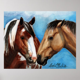 Affiches Juste une copie de baiser sur la toile