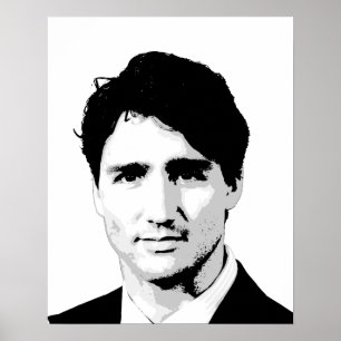 Affiches Justin Trudeau Portrait