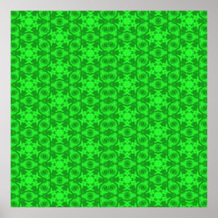 Affiches Kaleidoscope vert