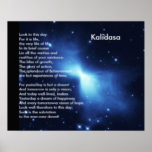 Affiches Kalidasa Poem