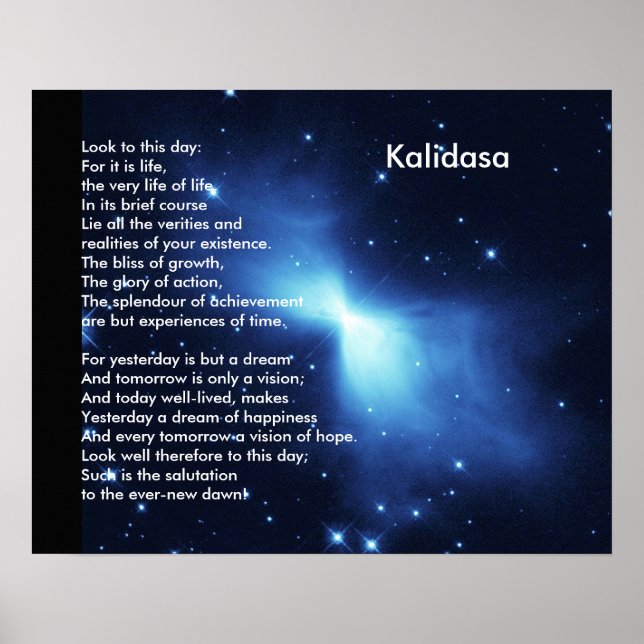 Affiches Kalidasa Poem (Devant)