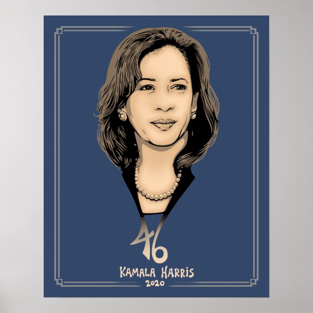 Affiches Kamala Harris 46 (Devant)