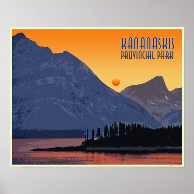 Affiches Kananaskis, Alberta. Canada (Devant)