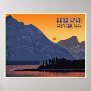 Affiches Kananaskis, Alberta. Le Canada