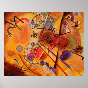 Affiches Kandinsky Cercles Abstraits Canvas Peinture Artwor