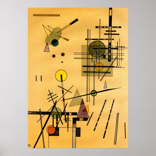 Affiches Kandinsky - Cordes (Devant)