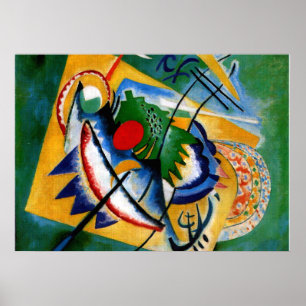 Affiches Kandinsky - Rouge ovale