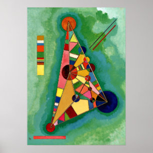 Affiches Kandinsky - Triangle multicolore