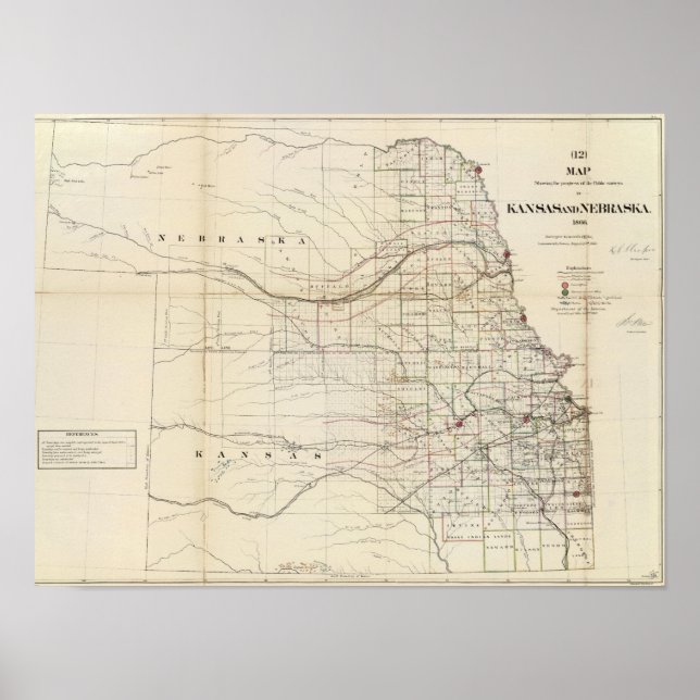 Affiches Kansas, Nebraska (Devant)