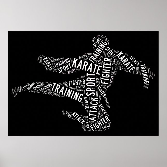 Affiches Karaté (Devant)