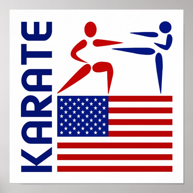 Affiches Karate États-Unis (Devant)