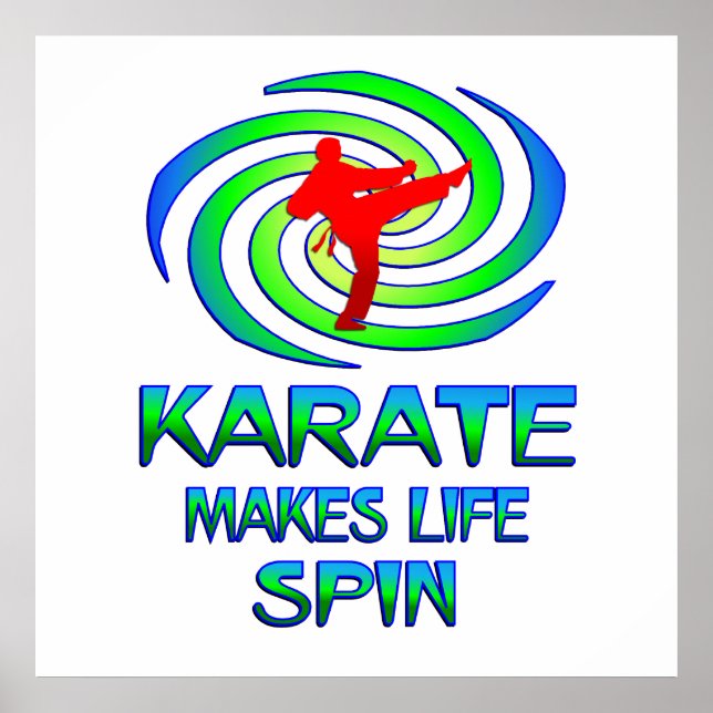 Affiches Karate Spins (Devant)