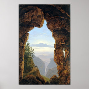 Affiches Karl Friedrich Schinkel La porte dans les rochers
