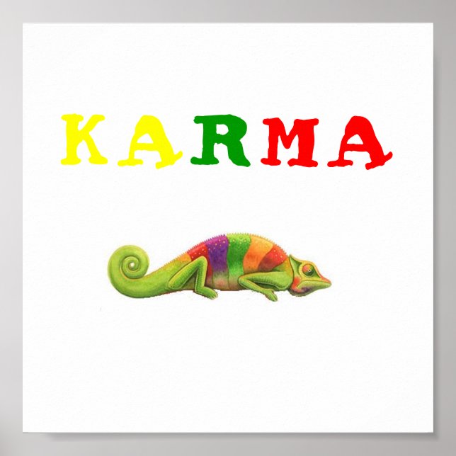 AFFICHES KARMA CAMÉLÉON (Devant)