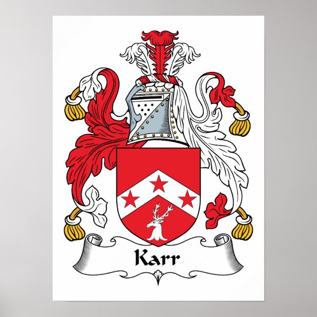 Affiches Karr Family Crest (Devant)
